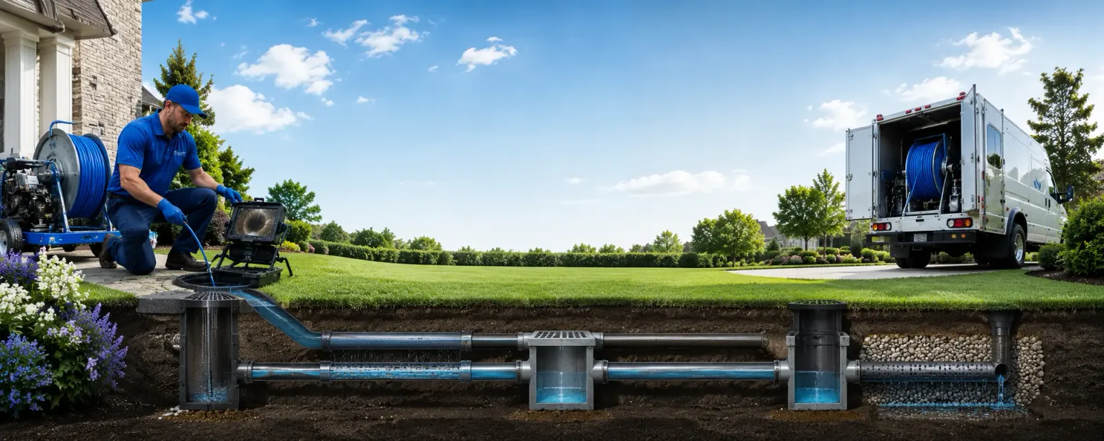Outdoor drain cleaning information for Minerva, NY